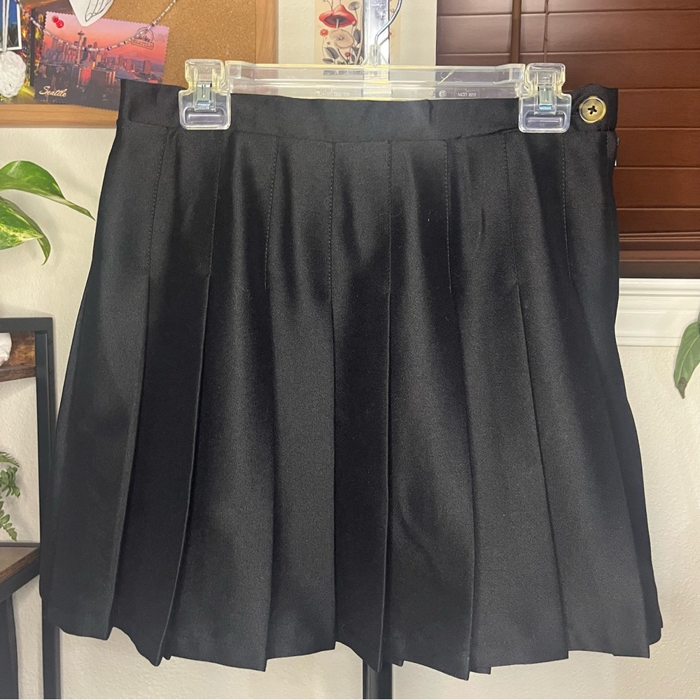 Wild Fable Charcoal Pleated Skirt